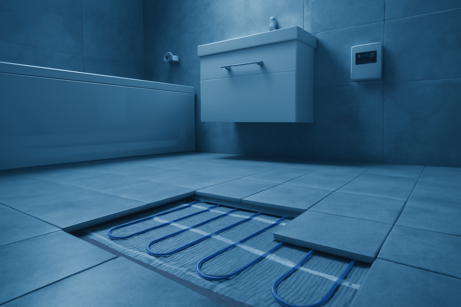 Отзыв о Caleo | Калео: тёплый пол в ванной комнате после ремонта